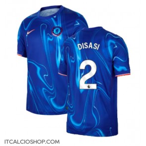 Chelsea Axel Disasi #2 Prima Maglia 2024-25 Manica Corta